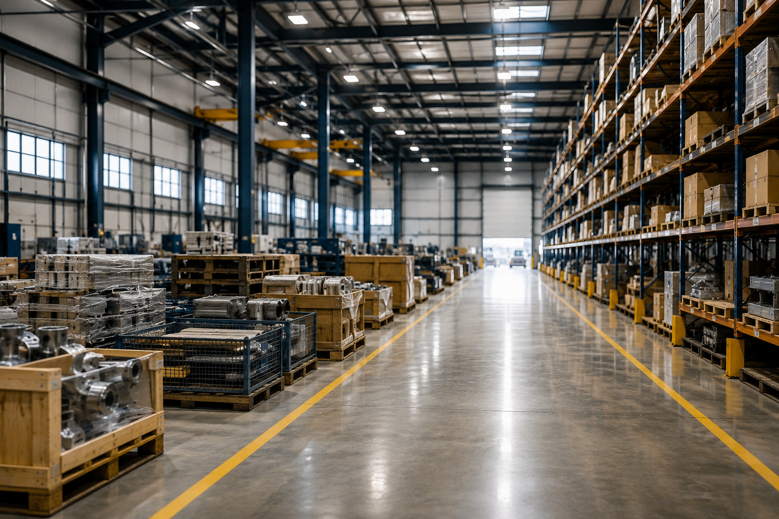 Industrial warehouse and supply operations
